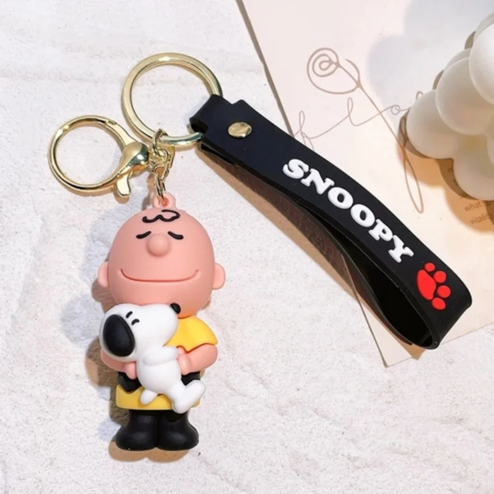Charlie Brown and Snoopy Keychain